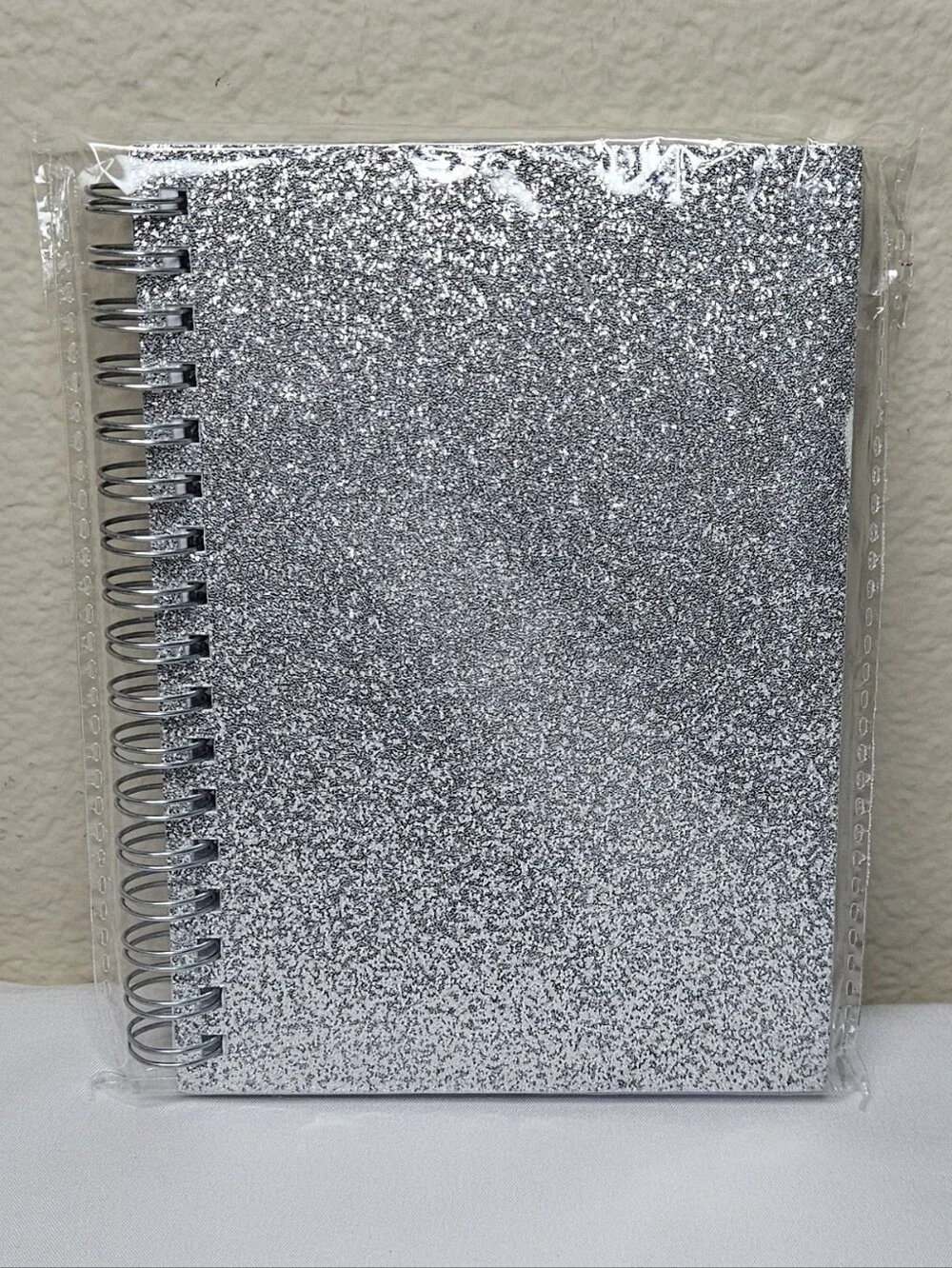 Glitter Spiral Notebook | Gold or Silver | Mini Journal | 4.25